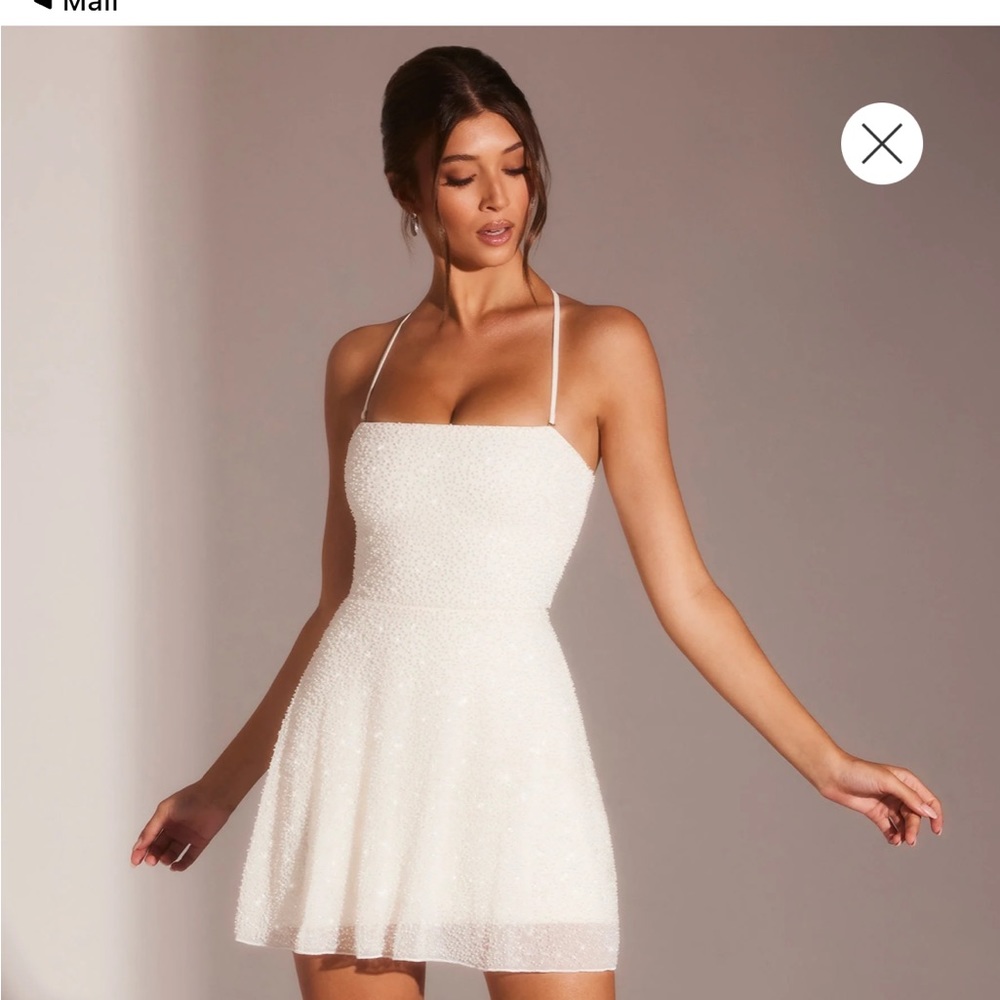 White Oh Polly Mini Dress